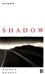 Bishko Factory OEM Owner's Manuals and User Guides for 1991 SHADOW - 8181
