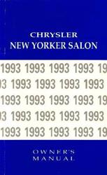 Bishko Factory OEM Owner's Manuals and User Guides for 1993 NEW YORKER - 8188