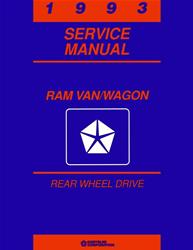 Bishko Factory OEM Service Manuals for 1993 B150, B250, B350 - 8297