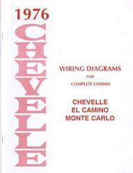 Bishko Factory OEM Wiring Diagrams and Schematics for 1976 MALIBU - 8396