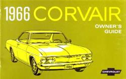 Bishko Factory OEM Owner's Manuals and User Guides for 1966 CORVAIR - 8417