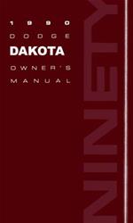 Bishko Factory OEM Owner's Manuals and User Guides for 1990 DAKOTA - 8449