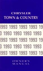 Bishko Factory OEM Owner's Manuals and User Guides for 1993 TOWN & COUNTRY - 8535