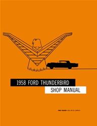 Bishko Factory OEM Service Manuals for 1958 THUNDERBIRD - 8542