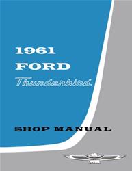 Bishko Factory OEM Service Manuals for 1961 THUNDERBIRD - 8656