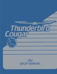 Bishko Factory OEM Service Manuals for 1989 COUGAR, THUNDERBIRD - 8658