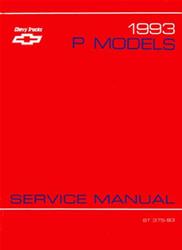 Bishko Factory OEM Service Manuals for 1993 P30, P60, P6000 - 8694