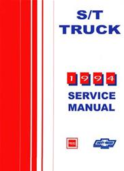 Bishko Factory OEM Service Manuals for 1994 S10, S10 BLAZER - 8719