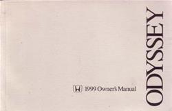 Bishko Factory OEM Owner's Manuals and User Guides for 1999 ODYSSEY - 8736