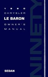 Bishko Factory OEM Owner's Manuals and User Guides for 1990 LEBARON - 8824