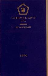 Bishko Factory OEM Owner's Manuals and User Guides for 1990 TC MASERATI - 9030