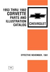 Bishko Factory OEM Part Lists and Illustrations for 1953-1982 CORVETTE - 9131