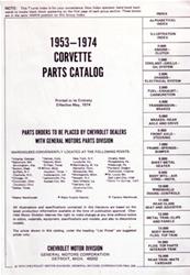 Bishko Factory OEM Part Lists and Illustrations for 1953-1972 CORVETTE - 9132