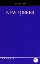 Bishko Factory OEM Owner's Manuals and User Guides for 1992 NEW YORKER - 9198