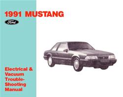 Bishko Factory OEM Service Manuals for 1991 MUSTANG - 9437