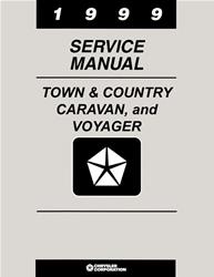 Bishko Factory OEM Service Manuals for 1999 CARAVAN, TOWN & COUNTRY, VOYAGER - 9525
