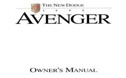Bishko Factory OEM Owner's Manuals and User Guides for 1995 AVENGER - 9530