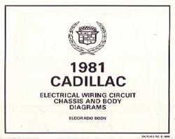 Bishko Factory OEM Wiring Diagrams and Schematics for 1981 ELDORADO, SEVILLE - 957