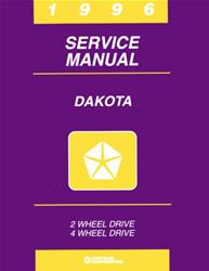 Bishko Factory OEM Service Manuals for 1996 DAKOTA - 9608