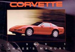 Bishko Factory OEM Owner's Manuals and User Guides for 1991 CORVETTE - 9643