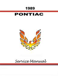 Bishko Factory OEM Service Manuals for 1989 FIREBIRD - 9732