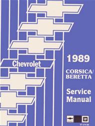 Bishko Factory OEM Service Manuals for 1989 BERETTA, CORSICA - 9751