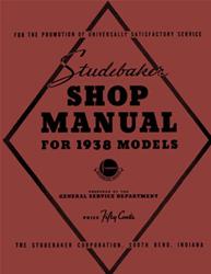 Bishko Factory OEM Service Manuals for 1938 COMMANDER, PRESIDENT - 9795