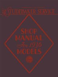 Bishko Factory OEM Service Manuals for 1936 DICTATOR, PRESIDENT - 9797