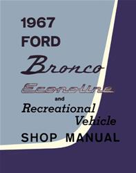 Bishko Factory OEM Service Manuals for 1967 BRONCO - 9912