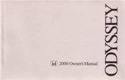 Bishko Factory OEM Owner's Manuals and User Guides for 2000 ODYSSEY - 9966