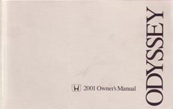 Bishko Factory OEM Owner's Manuals and User Guides for 2001 ODYSSEY - 9972