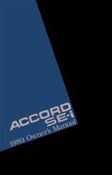 Bishko Factory OEM Owner's Manuals and User Guides for 1989 ACCORD - 9985
