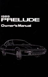 Bishko Factory OEM Owner's Manuals and User Guides for 1989 PRELUDE - 9989
