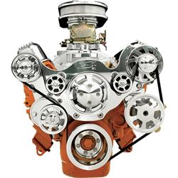 Billet Specialties Tru Trac Serpentine Systems without A/C 13805PA