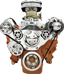 Billet Specialties Tru Trac Serpentine Systems without A/C 13825