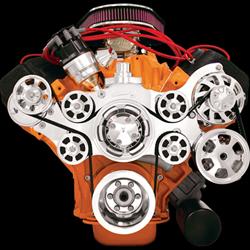 Billet Specialties Tru Trac Serpentine Systems without A/C 14805P