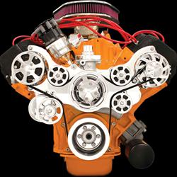 Billet Specialties Tru Trac Serpentine Systems with A/C 14820A