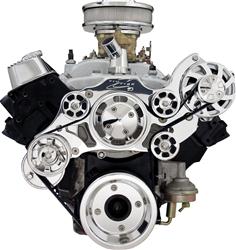 Billet Specialties Tru Trac Serpentine Systems without A/C 14925