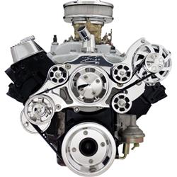 Billet Specialties Tru Trac Serpentine Systems without A/C 14925A
