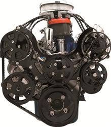 Billet Specialties Tru Trac Serpentine Systems with A/C BLK13600