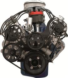 Billet Specialties Tru Trac Serpentine Systems without A/C BLK13605