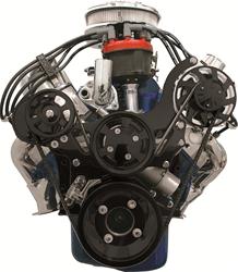 Billet Specialties Tru Trac Serpentine Systems without A/C BLK13625