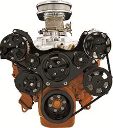 Billet Specialties Tru Trac Serpentine Systems with A/C BLK13800
