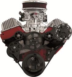 Billet Specialties Tru Trac Serpentine Systems without A/C BLK14425