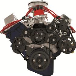 Billet Specialties Tru Trac Serpentine Systems without A/C BLK14605