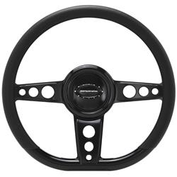 Billet Specialties Half-Wrap Steering Wheels BLK29427