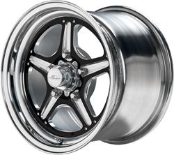 Billet Specialties BRS035106155 - Billet Specialties Street Lite Black Wheels