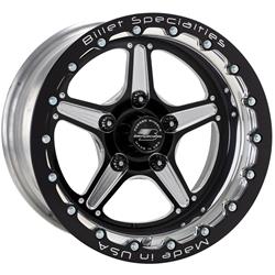 Billet Specialties Street Lite Black Single Beadlock Wheels 15x8