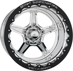 Billet Specialties Street Lite Polished Single Beadlock Wheels 15x12