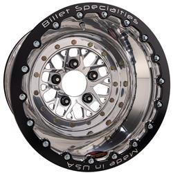 Billet Specialties Comp 8 Polished Wheels with Double Beadlocks 15x12